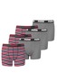 6er Pack Puma Basic Boxer Printed Stripes Boxershorts Jungen Kinder Unterhose