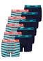 10er Pack Puma Basic Boxer Printed Stripes Boxershorts Jungen Kinder Unterhose