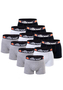 Ellesse Boxershorts Fashion Boxer Herren Trunk Shorts Unterwsche 12er Pack  