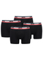Levis Sportswear Logo Herren Boxershorts Unterw�sche aus Bio-Baumwolle im 4er Pack