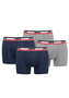 Levis Sportswear Logo Herren Boxershorts Unterw�sche aus Bio-Baumwolle im 4er Pack