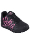 Skechers Street UNO DIPPING IN LOVE Sneakers Damen M�dchen JGoldcrown schwarz 177980