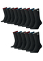 Puma Sportsocken Tennissocken Crew Socken Stripe Tennis Socken Unisex 15 Paar