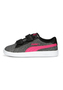 Puma Smash v2 Glitz GlamV PS Glitzer Kinder M�dchen Schuh Sneaker Klett schwarz 367378 34