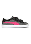 Puma Smash v2 Glitz GlamV PS Glitzer Kinder M�dchen Schuh Sneaker Klett schwarz 367378 34