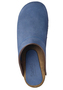 Sanita Clogs Damen Holz Pantolette Wood-Chrissy Open Leder 1200009W blau