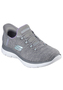 SKECHERS SUMMITS-DAZZLING HAZE 149937 GYMT Sneakers Slip in Damen grau