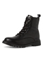 Tamaris Damen Lederstiefel Stiefelette Frauen Ankle Boots schwarz M2526941