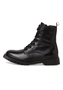 Tamaris Damen Lederstiefel Stiefelette Frauen Ankle Boots schwarz M2526941