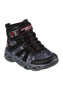 Skechers S Lights Twisted Brights ZERRIX Jungen Stiefel  LED 400145L schwarz rot 