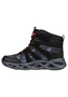 Skechers S Lights Twisted Brights ZERRIX Jungen Stiefel  LED 400145L schwarz rot 