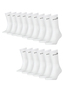 Puma Sportsocken Tennissocken Crew Tennis Socken Unisex f�r Damen und Herren 15 Paar