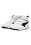 Puma Rebound V6 Mid AC+ PS Unisex Kinder Sneaker 393832 02 wei�/schwarz 