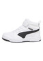 Puma Rebound V6 Mid AC+ PS Unisex Kinder Sneaker 393832 02 wei�/schwarz 
