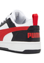 Puma Rebound v6 Low Herren Sneaker Sportschuh 392328 04 weiss schwarz rot 