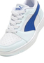 Puma Rebound V6 Lo AC PS Unisex Kinder Sneaker 396742 10 weiss blau