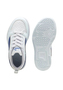 Puma Rebound V6 Lo AC PS Unisex Kinder Sneaker 396742 10 weiss blau