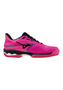Mizuno WAVE EXCEED LIGHT 2 CC Tennisschuhe Damen Sandplatz 61GC232159 pink