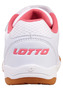 Lotto Schuhe WHIZZER K Kinder Low Top Sneaker 2600120K Weiss/Pink