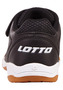 Lotto Schuhe WHIZZER K Kinder Low Top Sneaker 2600120K Schwarz/Weiss 