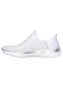 SKECHERS SLIP INS SUMMITS - DIAMOND DREAM Sneakers Damen weiss/silber 150123 WSL
