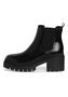 Tamaris Damen Chelsea Boot Lederstiefel Stiefelette Frauen Leder M2545941 schwarz