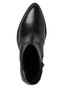 Tamaris Damen Stiefelette Lederstiefel Leder Frauen schwarz M2570241 