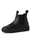 Tamaris Damen Chelsea Boot Lederstiefel Stiefelette Frauen Leder M25403 schwarz 