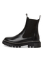 Tamaris Damen Chelsea Boot Lederstiefel Stiefelette Frauen Leder M2549141 schwarz