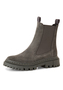 Tamaris Damen Chelsea Boot Lederstiefel Stiefelette Frauen Leder M2549141 grau