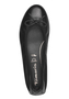 Tamaris Leder Ballerina 1-22116-41 001 Damen Frauen Schuhe M2211641 schwarz