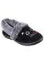 Womens BOBS Too Cozy - Meow Hausschuhe Vegan Pantoffeln 33355 schwarz