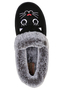 Womens BOBS Too Cozy - Meow Hausschuhe Vegan Pantoffeln 33355 schwarz