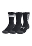3 Paar Under Armour Performance Tech Crew Sport Socken Unisex    