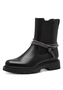 Tamaris Damen Chelsea Boot 1-25814-43 091 Stiefelette gef�ttert schwarz vegan 