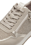 Tamaris Sneaker 1-23603-42 430 Low Top Damen Frauen Vegan M2363341 Beige Glitzer 