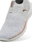Puma Softride Premier Slip-On Strick-LaufschuheDamen 309834 02 Gray-White Rose-Gold 