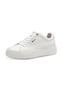 Tamaris Low Top Damen Sneaker 1-23736-42 117 Frauen Vegan M2373642 White Leather 