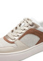 Tamaris Damen Sneaker 1-23735-44 320 Frauen Low Top Leder Schuhe  M2373542 beige 
