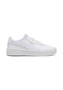 Puma Carina 3.0 Jr.  Sneaker Leder Schuhe 401476 01 weiss 