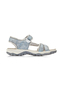 Rieker Damen Trekkingsandalen himmelblau Sandalen 68879-12 himmelblau
