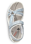 Rieker Damen Trekkingsandalen himmelblau Sandalen 68879-12 himmelblau
