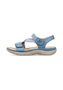Rieker Damen Riemchensandalen himmelblau Sandalen 64870-14 himmelblau 