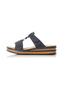  Rieker Damen Pantoletten Slipper 629K9-14  Dunkelblau