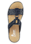  Rieker Damen Pantoletten Slipper 629K9-14  Dunkelblau