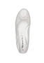 Tamaris Leder Ballerina 1-22116-41 100 Damen Frauen Schuhe M2211641 Wei� 