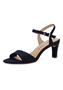 Tamaris Sandalette 1-28028-42 805 Damen Frauen Schuh vegan M22800842 dunkelblau
