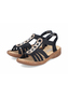 Rieker Damen Riemchensandalen schwarz Sandalen V2870-00 schwarz  