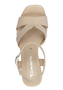 Tamaris Damen Leder Sandalette 1-28309-42 251 Frauen Schuhe M2834942 beige 