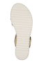 Tamaris Sandalette 1-28106-42 933 Damen Frauen Schuhe Vegan M2810642 gold 
